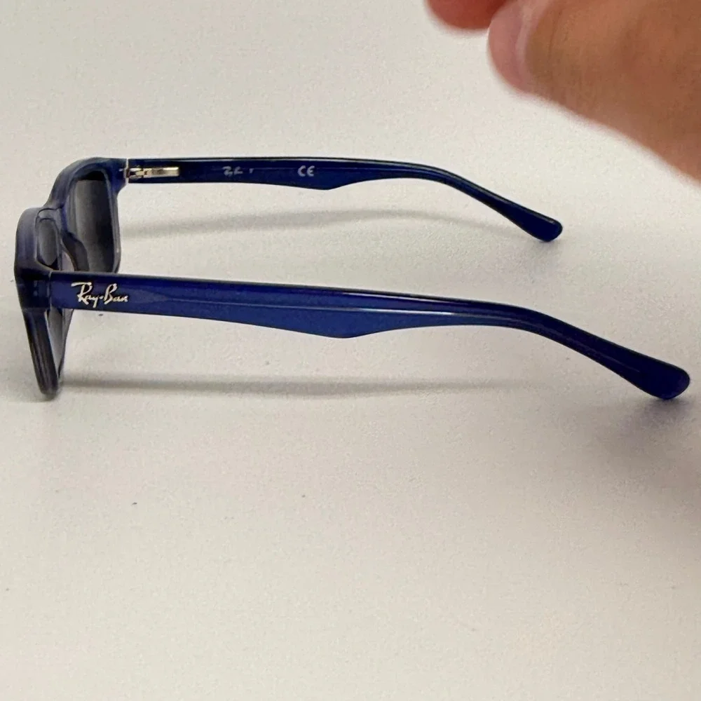 Ray-Ban RB 1531 3647 Blue Grey Gradient Rectangular Sunglasses 48-16-130